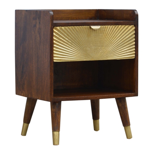 Artisan Furniture Manila Gold 1 Drawer Nightstand