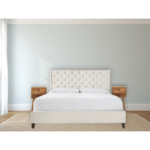 Artisan Furniture Solid Wood Mini 2 Drawer Nightstand In Oak-ish Finish