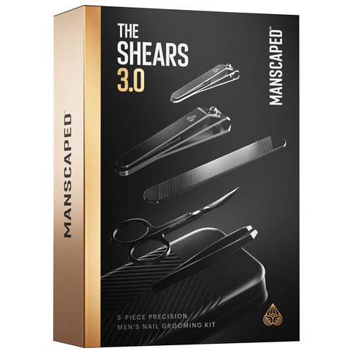 Trousse de manucure pour hommes de 5 pièces Shears 3.0 Luxury de Manscaped