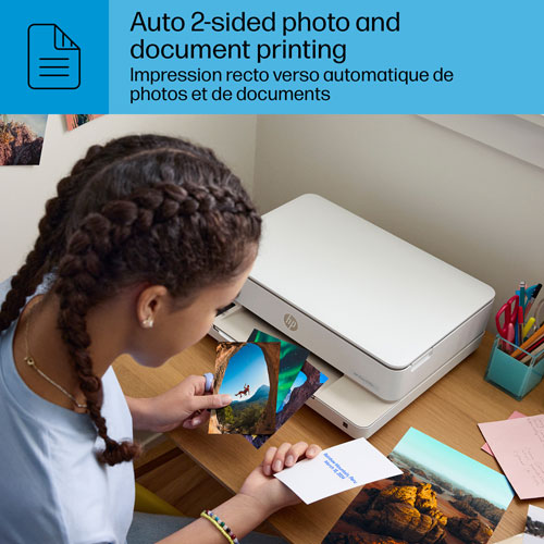 Imprimante à jet d'encre tout-en-un 6155e de HP - Essai de 3 mois de Instant Ink de HP inclus*