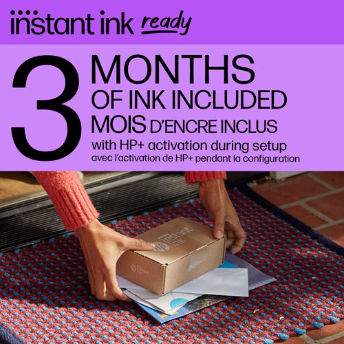 Imprimante à jet d'encre tout-en-un 6155e de HP - Essai de 3 mois de Instant Ink de HP inclus*