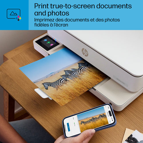 Imprimante à jet d'encre tout-en-un 6155e de HP - Essai de 3 mois de Instant Ink de HP inclus*