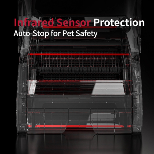 WENHOME Scoop Free Automatic Self-Cleaning Litter Box – Latest Version: Enhanced Odor Control, Easier Cleanup, Perfect for Multi-Cat Homes