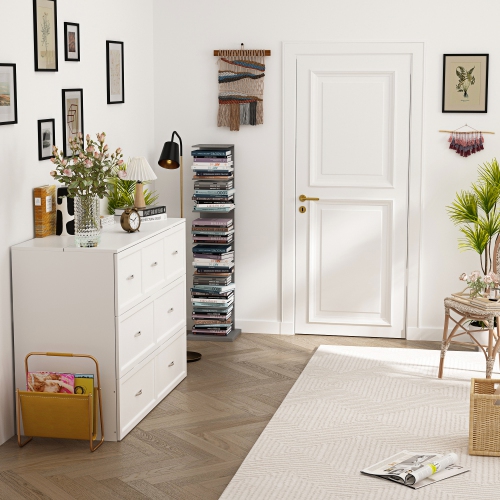 Lit d'armoire convertible avec tiroirs Famapuy, design compact et capacité maximale 400&nbsp;lb blanc