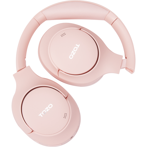 TOZO HT2 Hybrid Active Noise Cancelling Headphones, Wireless Over Ear Bluetooth Headphones, 60H Playtime, Hi-Res Audio Custom EQ via App Deep Bass