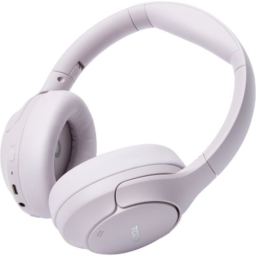 TOZO HT2 Hybrid Active Noise Cancelling Headphones, Wireless Over Ear Bluetooth Headphones, 60H Playtime, Hi-Res Audio Custom EQ via App Deep Bass