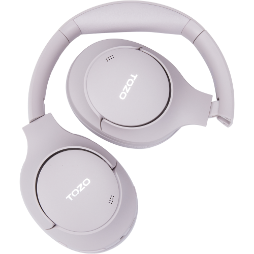TOZO HT2 Hybrid Active Noise Cancelling Headphones, Wireless Over Ear Bluetooth Headphones, 60H Playtime, Hi-Res Audio Custom EQ via App Deep Bass