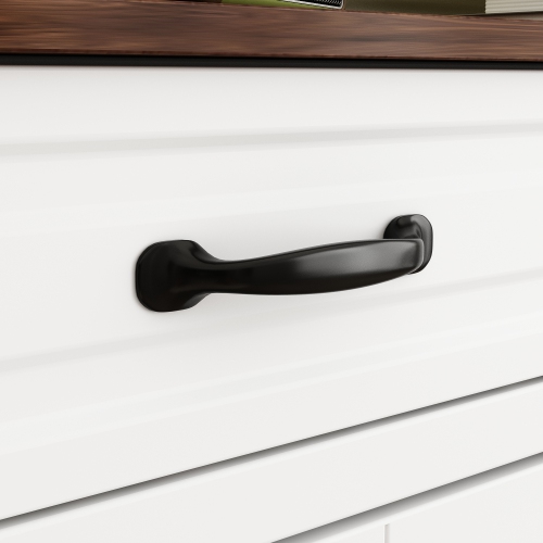 Famapy – grande armoire pour chiens à deux portes avec tiroirs et compartiments spacieux,, blanc