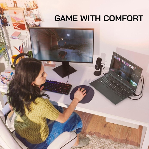 Refurbished - HP Victus 15.6" FHD 144Hz Gaming Laptop, AMD Ryzen 5 7535HS Processor, 1TB SSD, 16GB DDR5, NVIDIA RTX 2050, Win 11 Pro, 32GB USB Card,