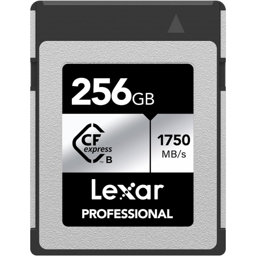 Lexar 256GB Professional CFexpress Type B Silver Series Memory Card, for Photographers, Videographers, Up to 1750/1300 MB/s, 8K Video