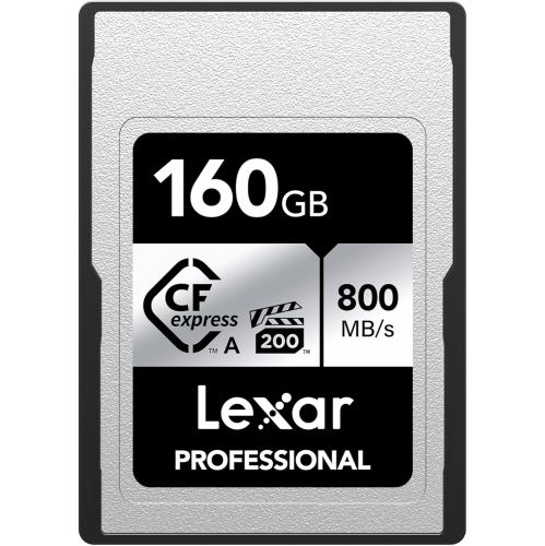 LEXAR  Professional 160GB Cfexpress Type A Series Memory Card, Compatible \w Sony Cameras W/type A Card Slot, Up to 800Mb/s Read & 700Mb/s Write, 8K