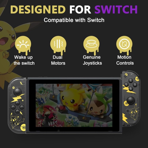 Switch Controller for Nintendo Switch, Replacement Wireless Switch Controllers Support Sports Dual Vibration/Wake-up/Motion Control