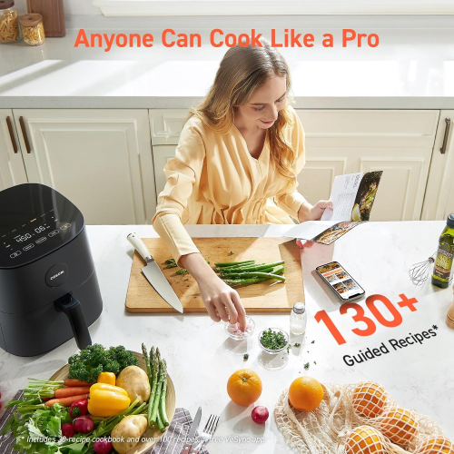 COSORI Air Fryer 5Qt(4.7L), 9-In-1 Less Oil Airfryer Oven, UP to 450℉, Quiet Operation, 30 Exclusive Recipes, Nonstick Basket, Compact, Dishwasher