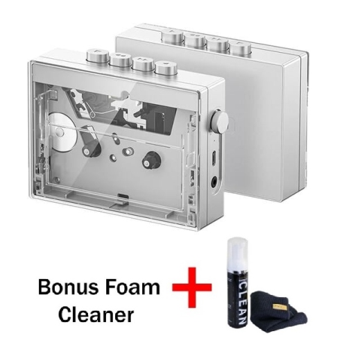 FiiO CP13 Portable Stereo Cassette Player with Bonus Zagg Cleaner