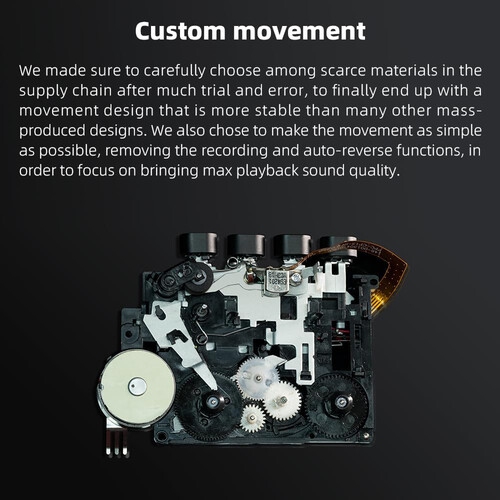 FiiO CP13 Portable Stereo Cassette Player with Bonus Zagg Cleaner