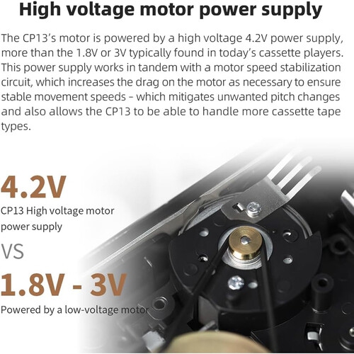 FiiO CP13 Portable Stereo Cassette Player with Bonus Zagg Cleaner