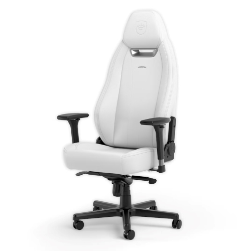 noblechairs LEGEND Premium Gaming and Office Chair - Superior Ergonomics, Faux Vegan Leather, Supports up to 150 kg, White Edition