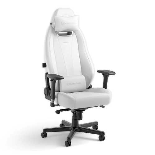 noblechairs LEGEND Premium Gaming and Office Chair - Superior Ergonomics, Faux Vegan Leather, Supports up to 150 kg, White Edition