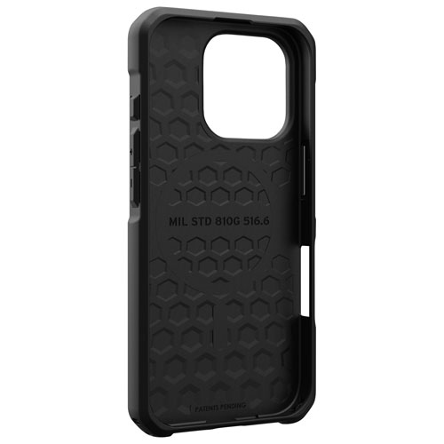Étui rigide ajusté Metropolis LT Urban pour iPhone 16 Pro - Noir Kevlar