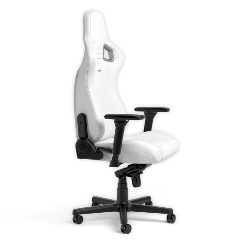 noblechairs EPIC Premium Gaming and Office Chair - Superior Ergonomics, Tilt Faux Vegan Leather Supports up to 150 kg, White Edition
