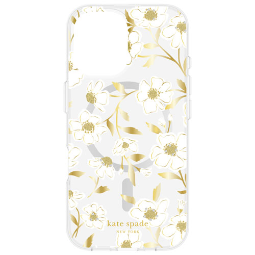 kate spade new york Hard Plastic Case with MagSafe for iPhone 16 - Sunshine Floral