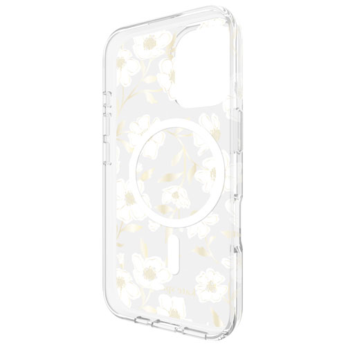 Étui rigide de Kate Spade New York avec MagSafe pour iPhone 16 - Floral ensoleillé