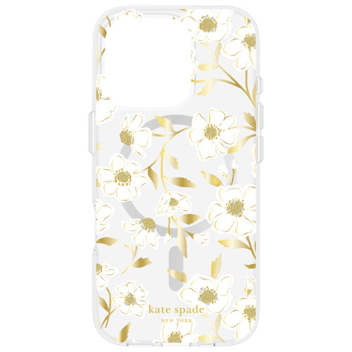 kate spade new york Hard Plastic Case with MagSafe for iPhone 16 Pro - Sunshine Floral