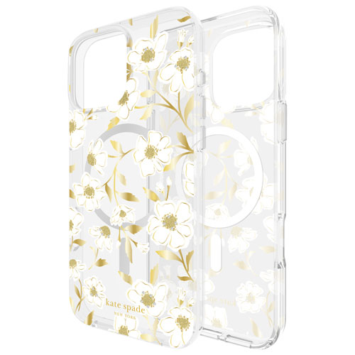 Étui de Kate Spade New York avec MagSafe pour iPhone 16 Pro Max - Floral ensoleillé