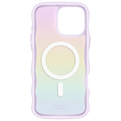 Étui Wavy Opal de Kate Spade New York avec MagSafe pour iPhone 16 Pro - Opale iridescente