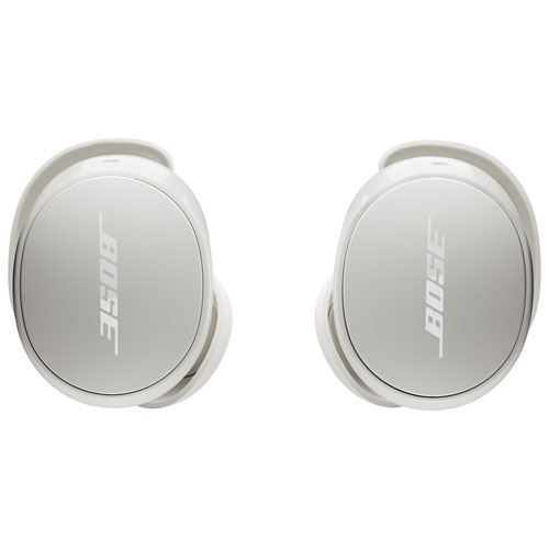 Écouteurs boutons Bluetooth à suppression du bruit QuietComfort de Bose - Fumée blanche
