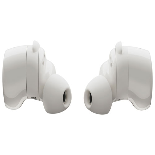 Écouteurs boutons Bluetooth à suppression du bruit QuietComfort de Bose - Fumée blanche