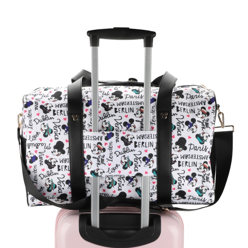 Mickey Mouse Travel Destinations Pattern Kids Duffle Bag