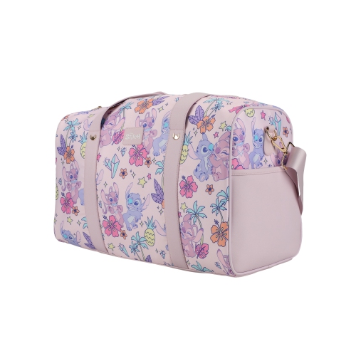 Lilo & Stitch Floral Angel and Stitch Kids Duffle Bag