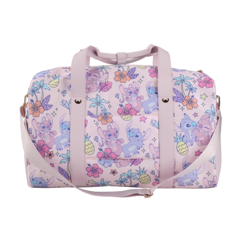 Lilo & Stitch Floral Angel and Stitch Kids Duffle Bag
