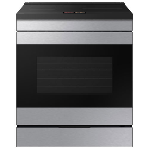 Open Box - Samsung 30" 6.3 Cu. Ft. True Convection Slide-In Induction Range - SS- Perfect Condition