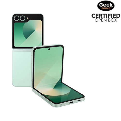 Boîte ouverte - Galaxy Z Flip6 5G de 256 Go de Samsung - Menthe - Déverrouillé