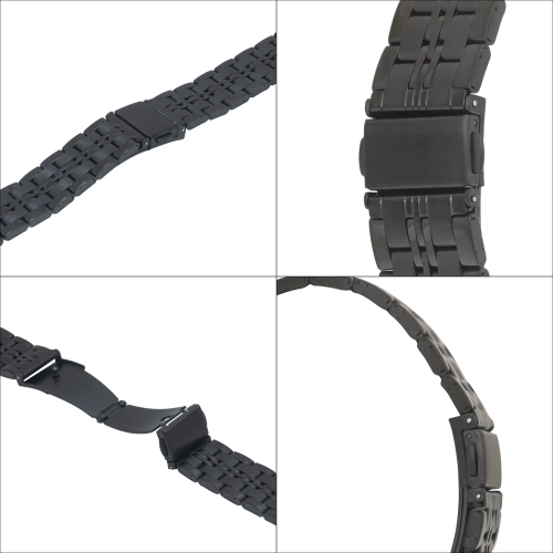 Bracelet de montre en acier inoxydable Bandini 24 mm pour Suunto 9, 9 Baro, 7 et Spartan - Bracelet de montre en métal pour Diesel On axial et