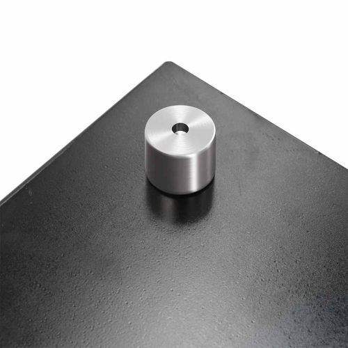 vidaXL Kitchen Backsplashes 2 pcs Black 70x50 cm Tempered Glass