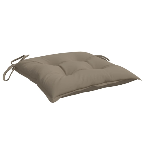 vidaXL Pallet Cushions 2pcs Taupe 50x50x7 cm Oxford Fabric