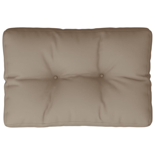 VIDAXL  Pallet Cushion Taupe 60X40X12 Cm Fabric