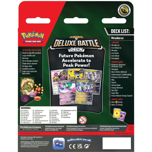 Pokemon USA Pokemon Trading Card Game: Deluxe Battle Deck - Miraidon ex TCG