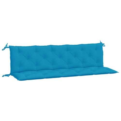 vidaXL Garden Bench Cushions 2pcs Light Blue 180x50x7cm Oxford Fabric