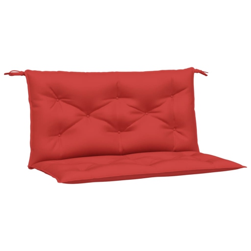 VIDAXL  Garden Bench Cushions 2PCs 100X50X7 Cm Oxford Fabric In Red