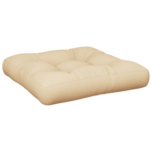 VIDAXL  Pallet Cushion 50X50X12 Cm Fabric In Beige
