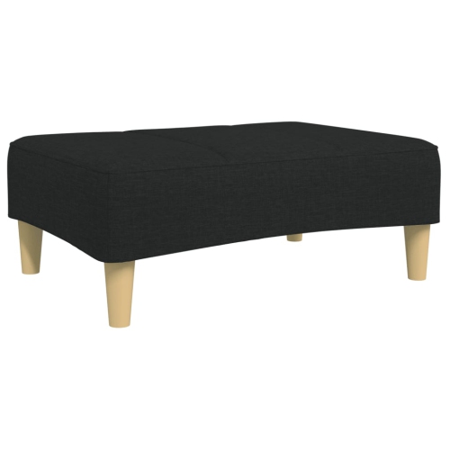 VIDAXL  Footstool 77X55X31 Cm Fabric In Black