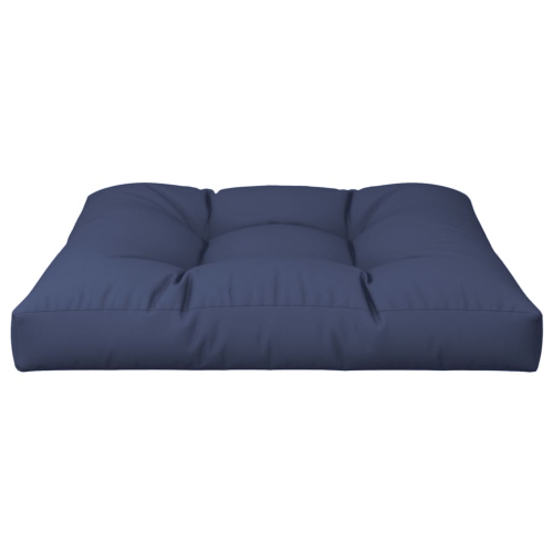 vidaXL Pallet Cushion Navy Blue 80x80x12 cm Fabric