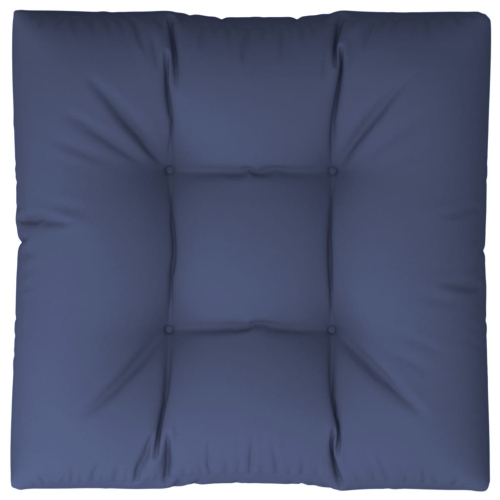 vidaXL Pallet Cushion Navy Blue 80x80x12 cm Fabric
