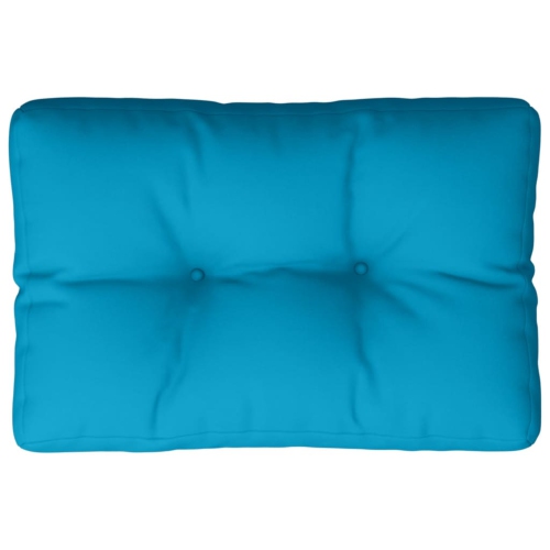 Coussin de palette vidaXL en tissu bleu clair 60 x 40 x 12&nbsp;cm