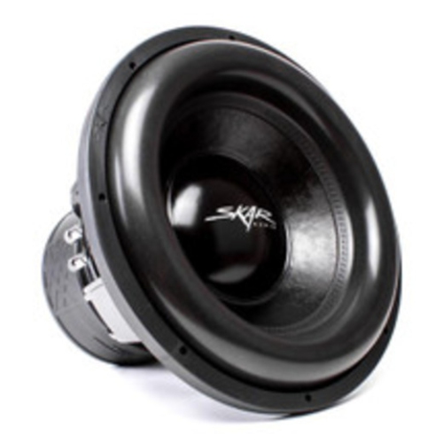 Haut-parleur d'extrêmes graves pour l'auto ZVX-15v2 1500&nbsp;W RMS de 15 po de Skar Audio - double 2&nbsp;Ohm