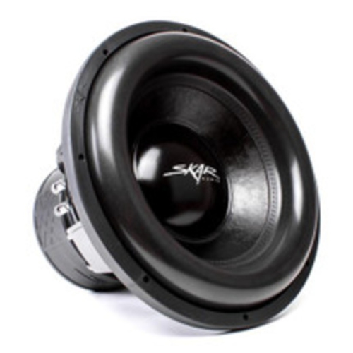 Haut-parleur d'extrêmes graves pour l'auto ZVX-15v2 1500&nbsp;W RMS de 15 po de Skar Audio - double 1&nbsp;Ohm